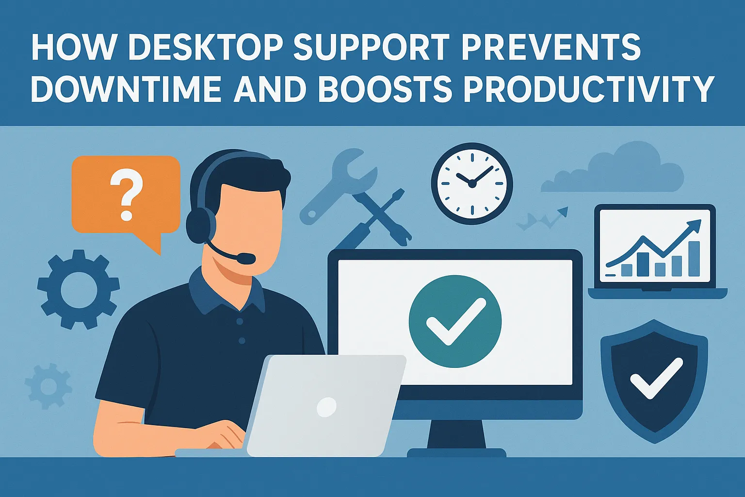 How Desktop Support Prevents Downtime and Boosts Productivity