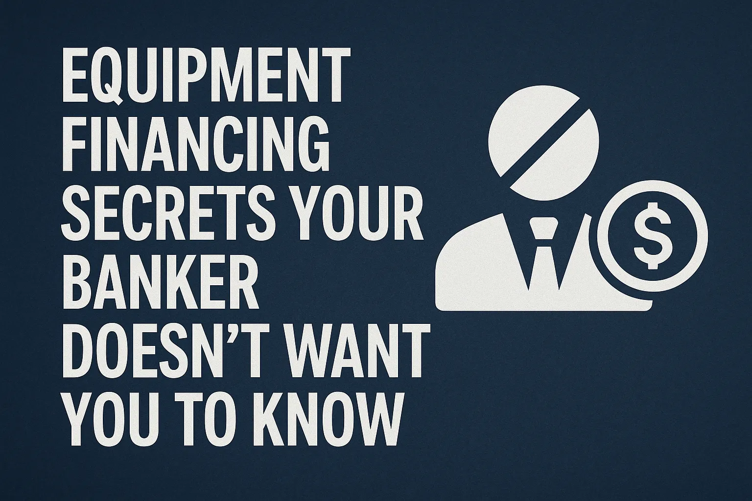 equipment financing secrets