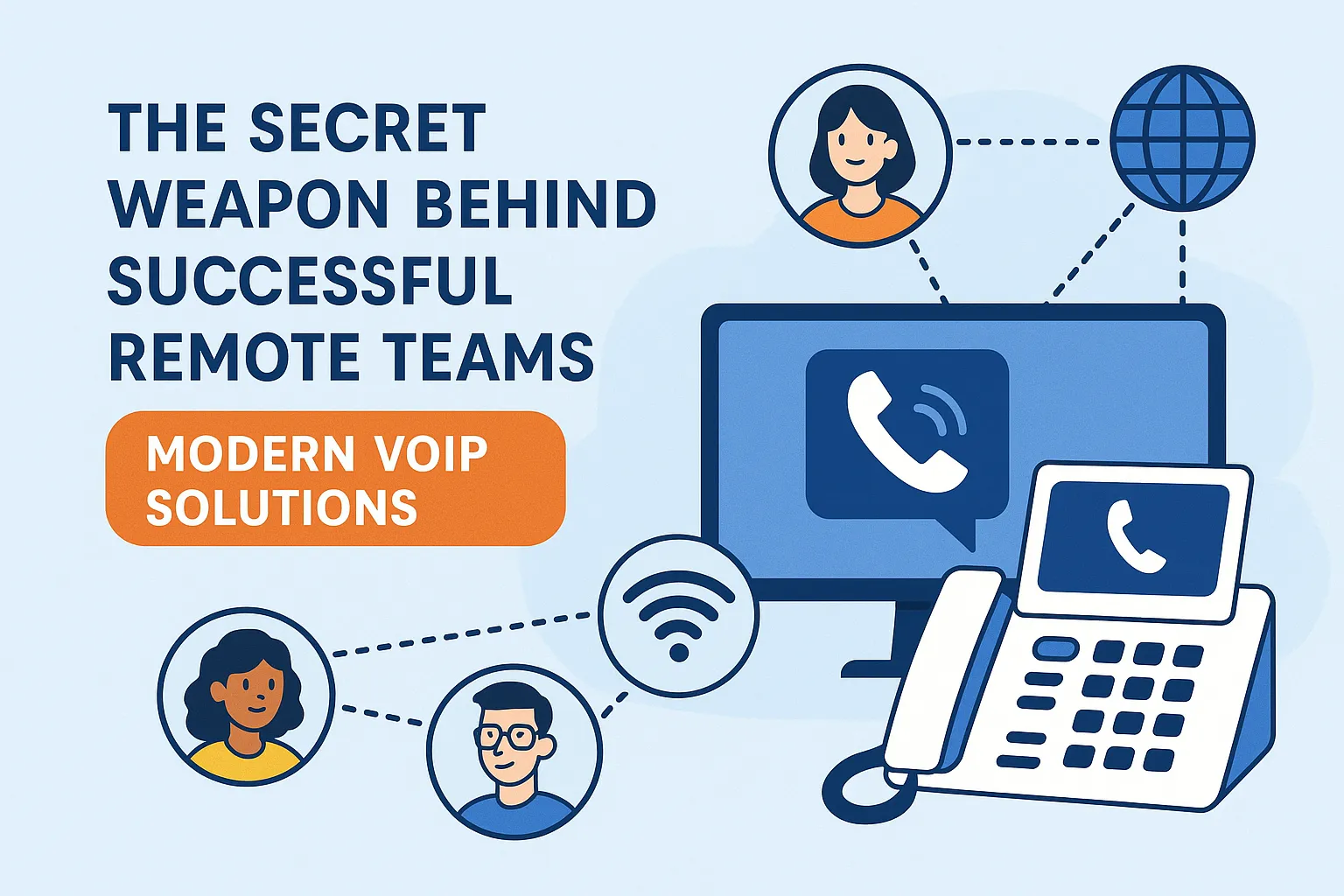 The Secret Weapon Behind Successful Remote Teams: Modern VOIP Solutions