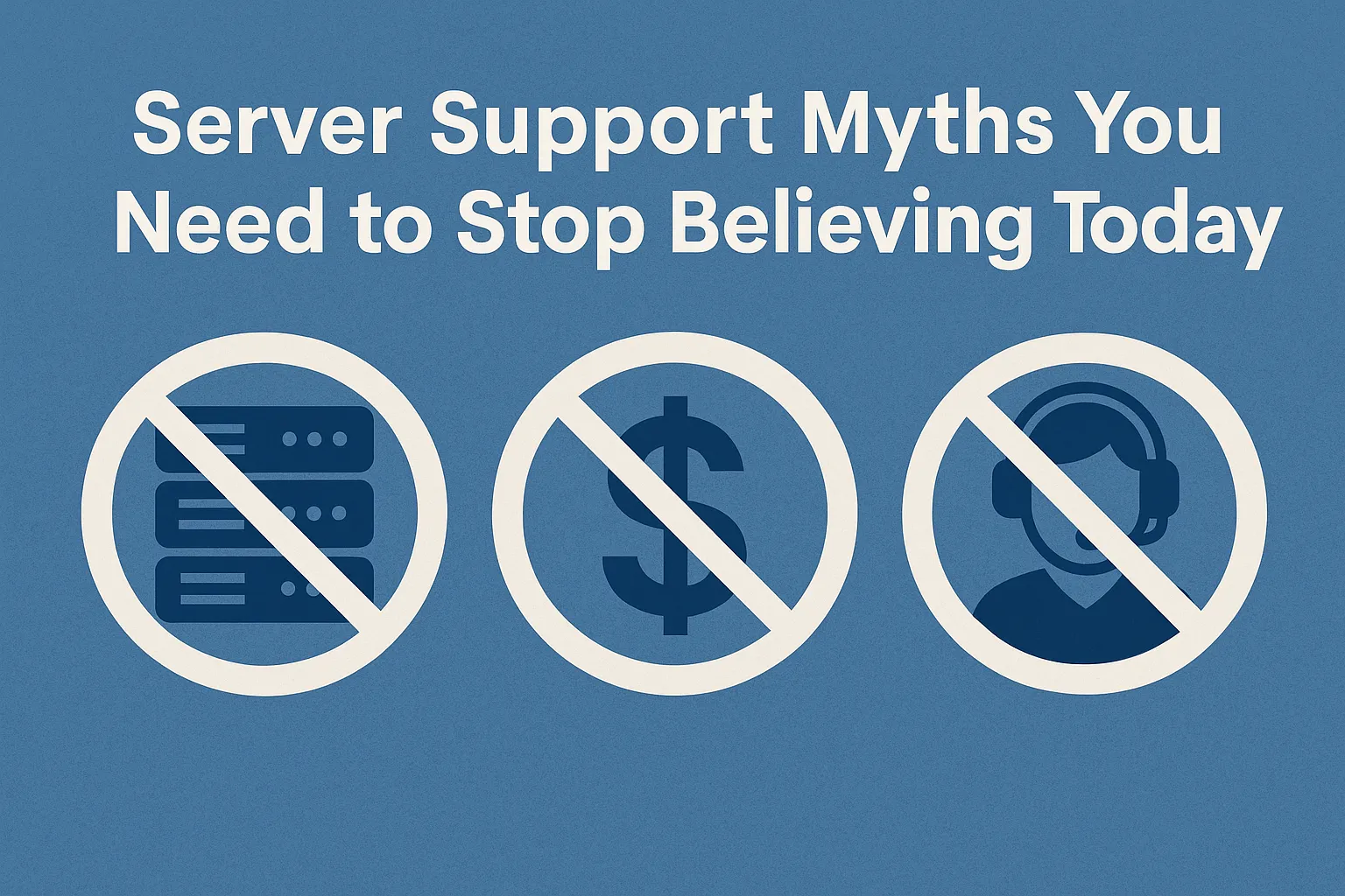 Server Support Myths You Need to Stop Believing Today