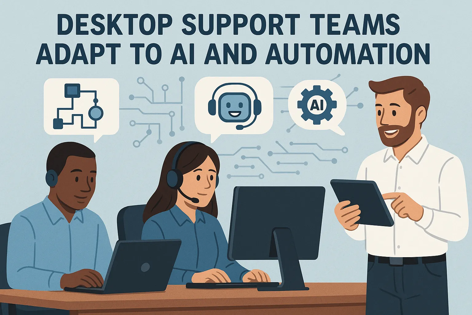 Desktop Support Teams Adapt to AI and Automation