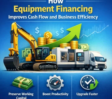 How Equipment Financing Improves Cash Flow & Efficiency