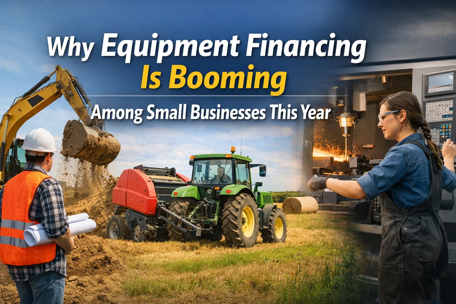 Why Equipment Financing Is Booming Among Small Businesses This Year
