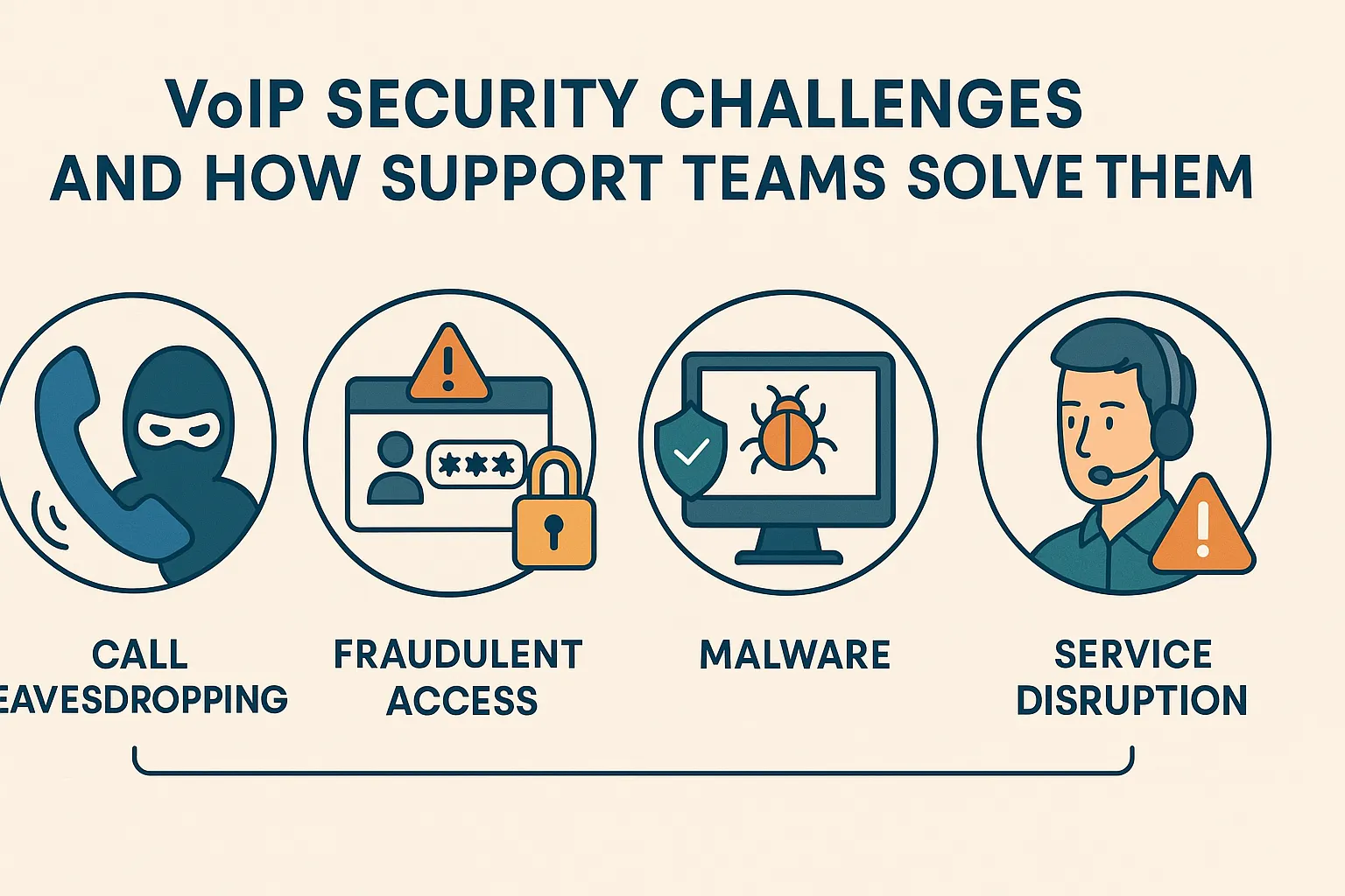 VoIP Security Challenges and How Support Teams Solve Them
