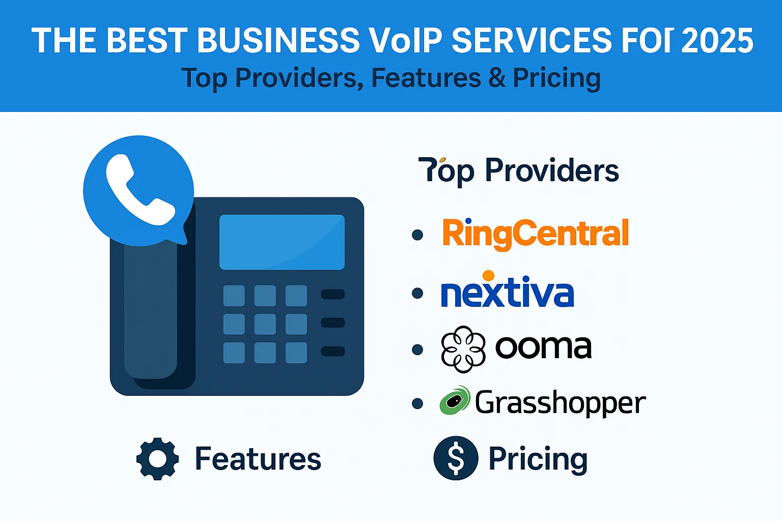 The Best Business VoIP Services for 2025: Top Providers, Features & Pricing