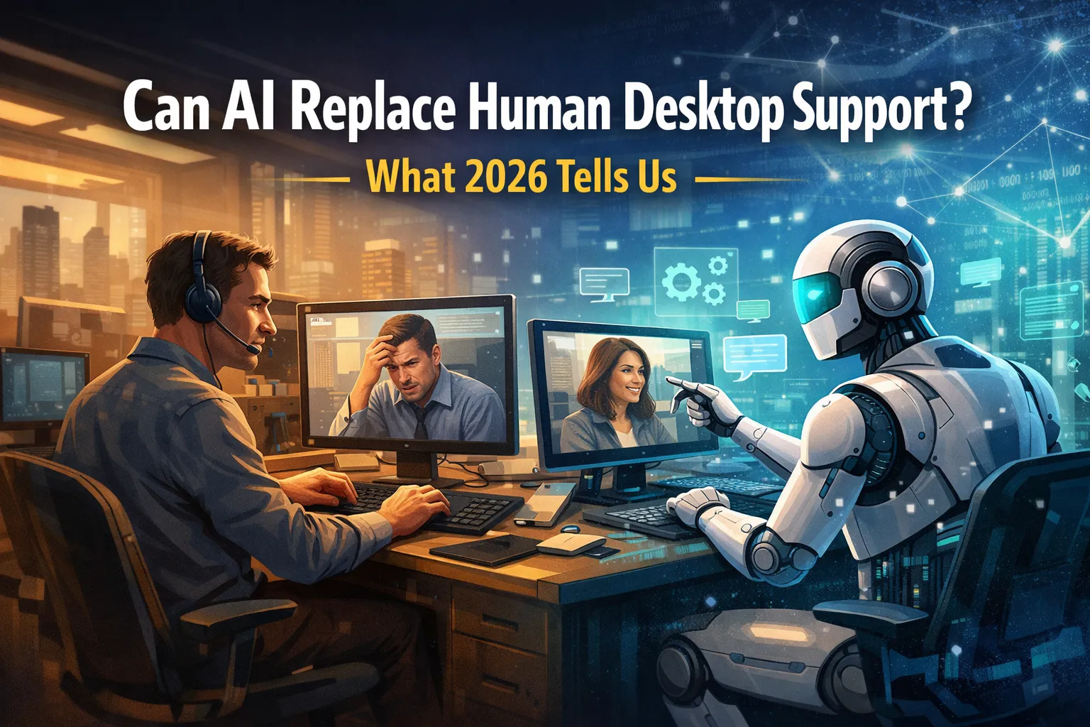 Can AI Replace Human Desktop Support? What 2026 Tells Us
