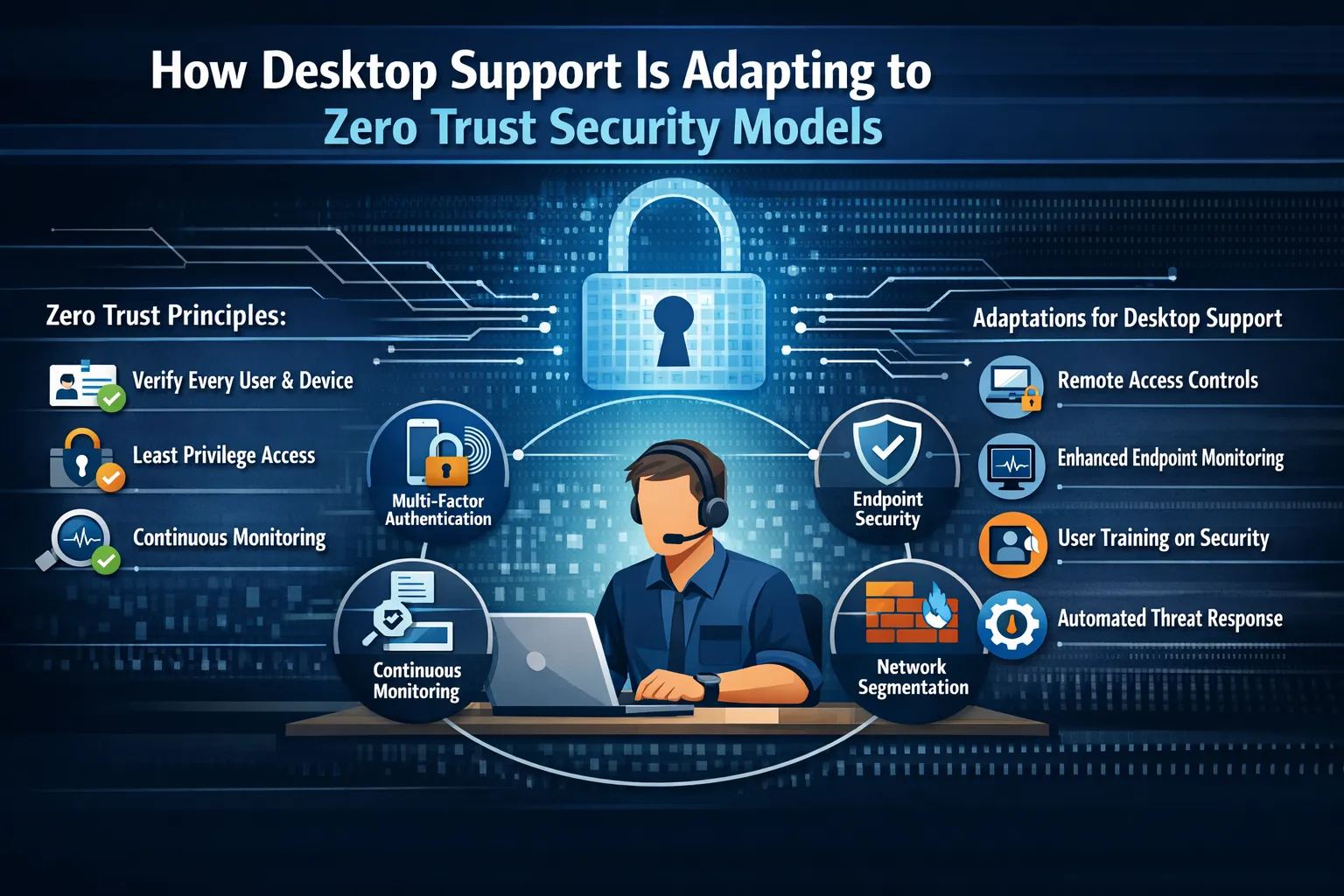 How Desktop Support Is Adapting to Zero Trust Security Models
