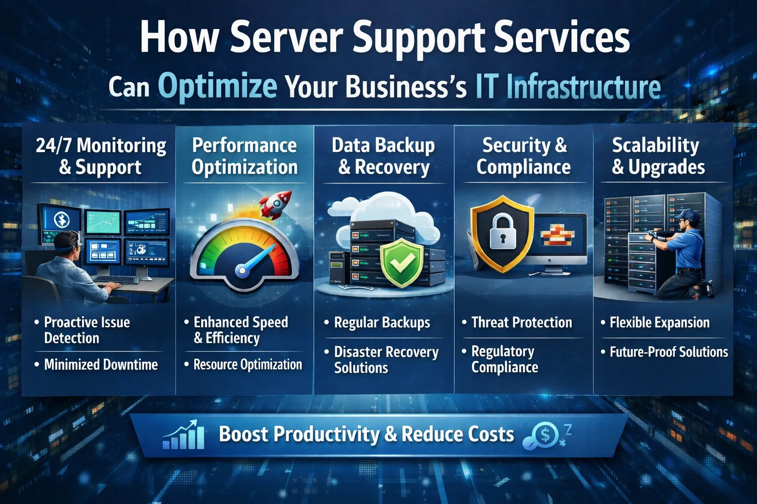 How Server Support Services Can Optimize Your Business's IT Infrastructure