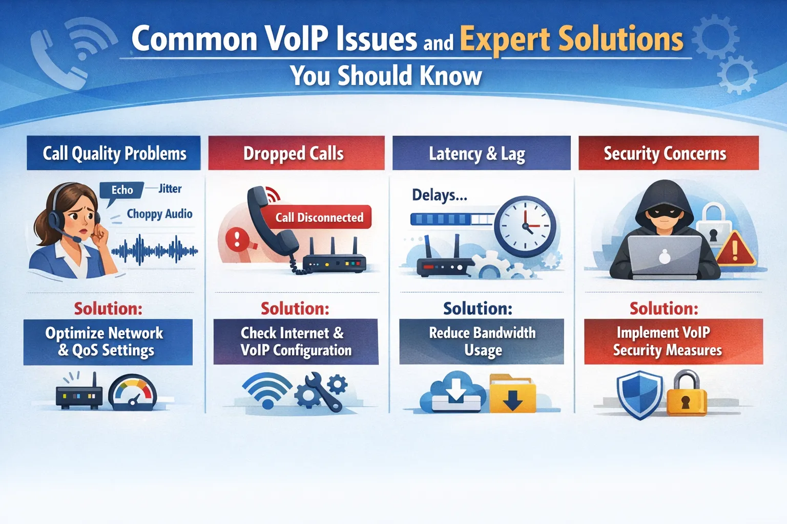  VoIP issues and solutions