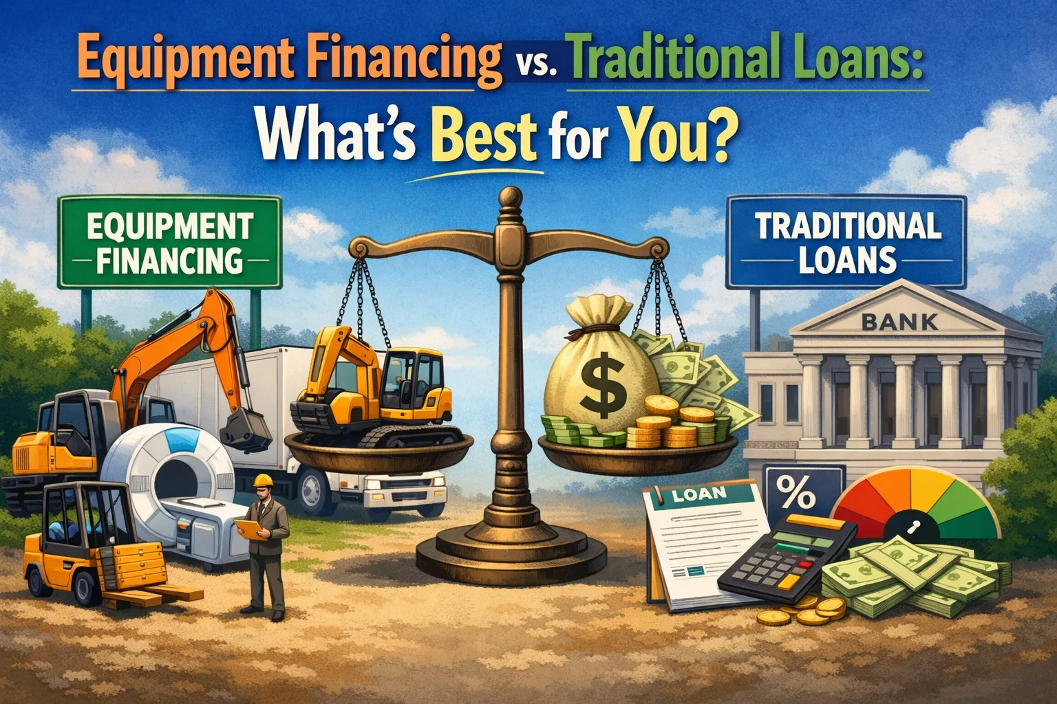 Equipment Financing vs. Traditional Loans: What's Best for You?