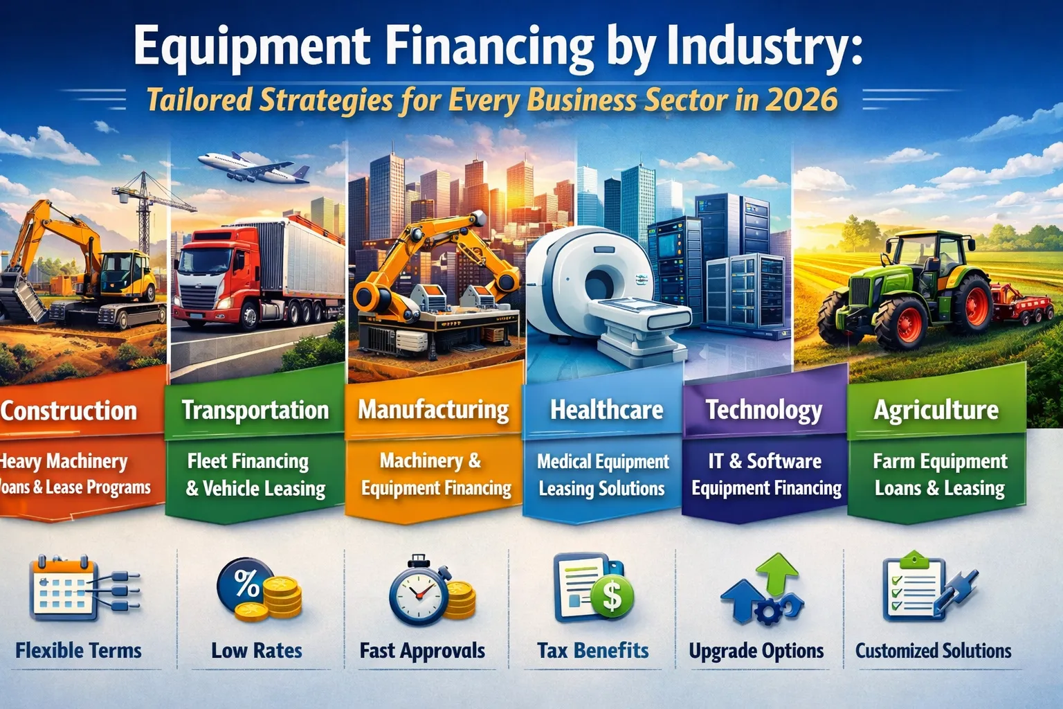 Equipment Financing by Industry: Tailored Strategies for Every Business Sector in 2026
