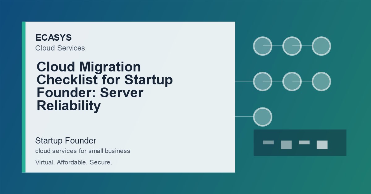 Cloud Services for growing startups supported by ECASYS