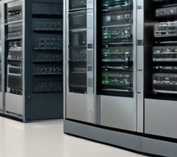Server cabinets supporting a business cloud migration plan 