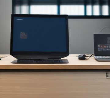 Business computer workstation used for managed IT operations 