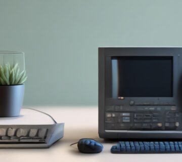 Business communications workstation with a keyboard and desk phone 