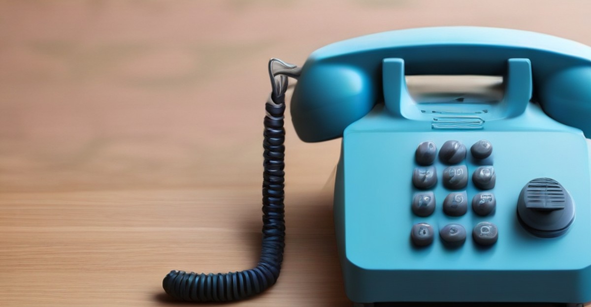 Desk telephone used to illustrate small business communications