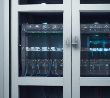 Network cabinets supporting secure branch connectivity 
