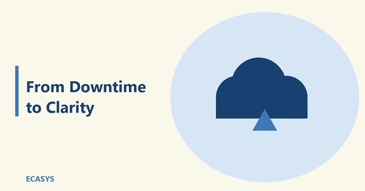 ECASYS illustration: From Downtime to Clarity: The Importance of Expert VoIP Support