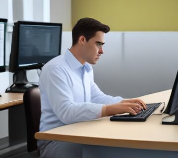 New workstation hardware and financing paperwork on a conference table, illustrating help desk speed ECASYS, Southern California