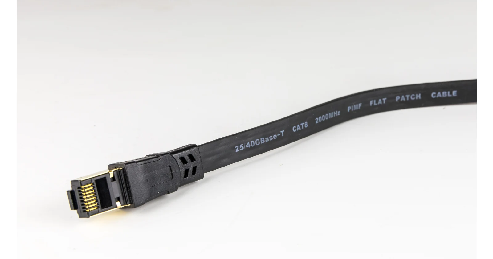 Shielded Ethernet cable with an RJ45 connector