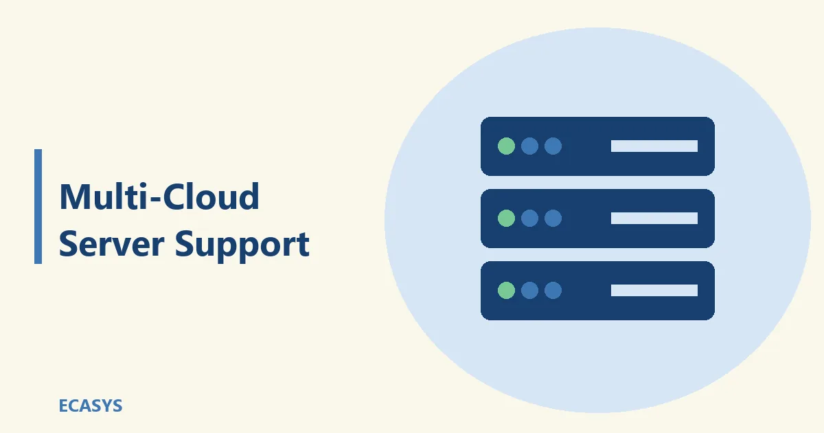 ECASYS illustration: Multi Cloud Server Support: Best Practices for 2026