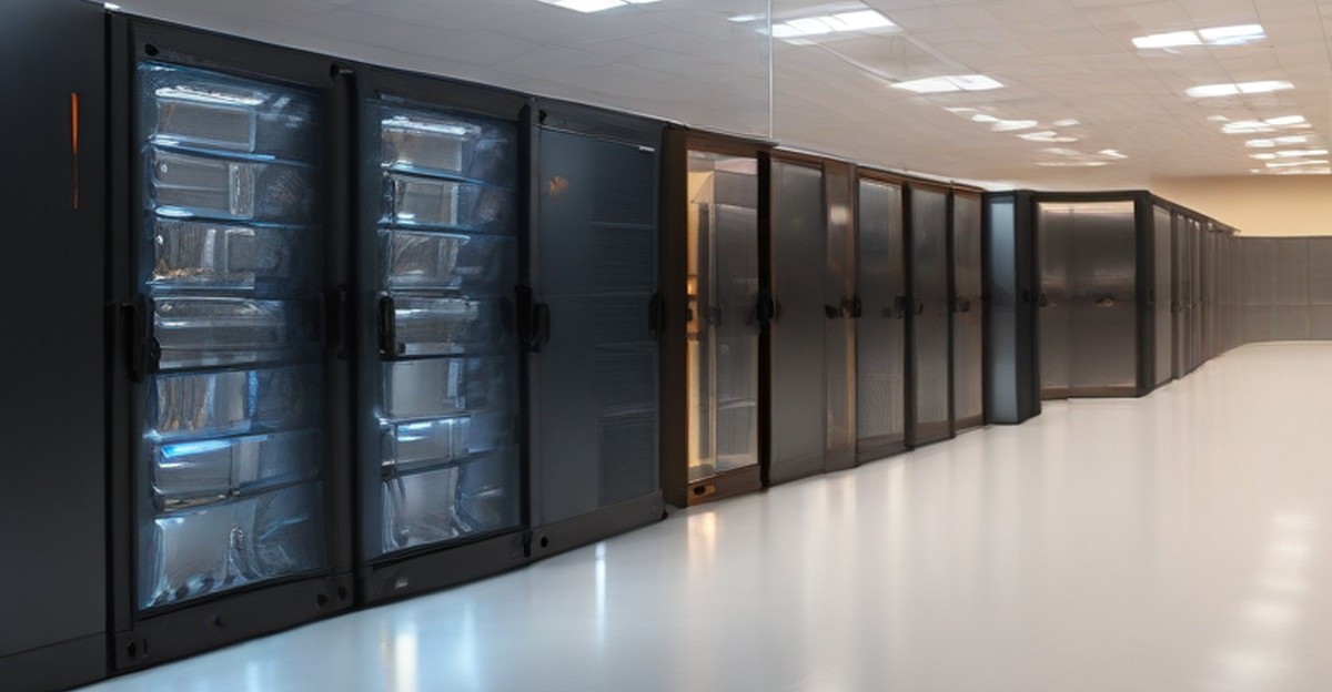 A technician checking a drive tray in a small server room, illustrating compliance basics   ECASYS, Southern California