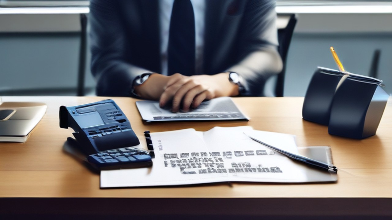 A pen resting on financing paperwork beside new workstation hardware, illustrating phone system reliability - ECASYS, Southern California