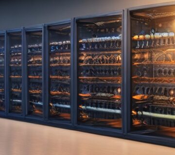 A clean branch network panel with fibre and copper cabling, illustrating costs and roi   ECASYS, Southern California