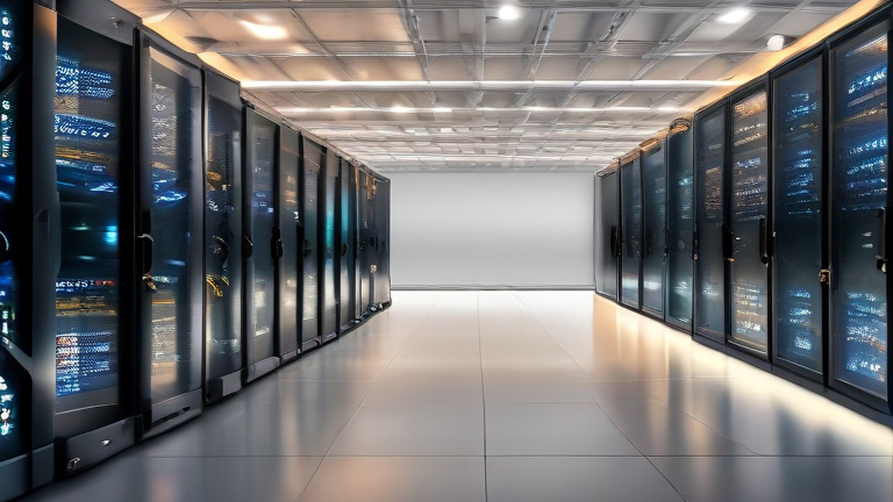 Gloved hands seating a drive into a server chassis, illustrating costs and roi - ECASYS, Southern California