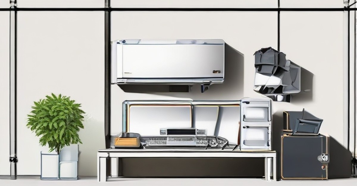 New unbranded workstation hardware and backup equipment arranged beside unmarked financing paperwork, illustrating backup readiness   ECASYS, Southern California