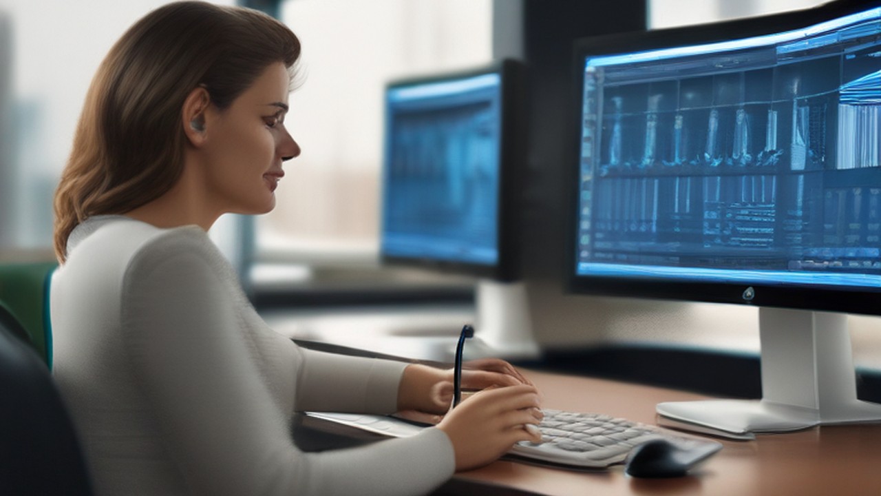A support headset beside a keyboard at an IT monitoring desk, illustrating 24-7 monitoring - ECASYS, Southern California