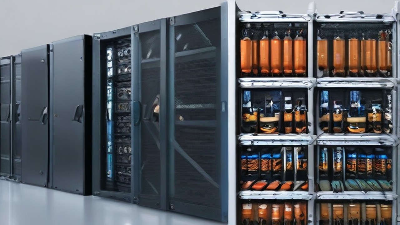 Decommissioned network cabling coiled beside an emptied server rack, illustrating migration planning - ECASYS, Southern California
