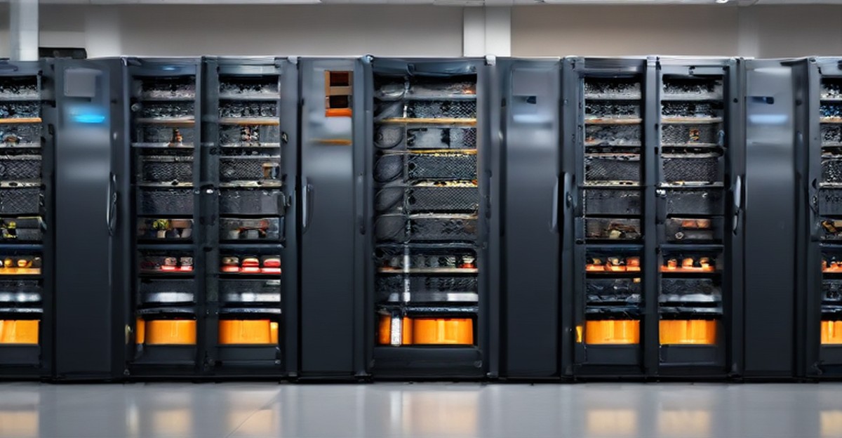 A technician checking a drive tray in a small server room, illustrating migration planning ECASYS, Southern California