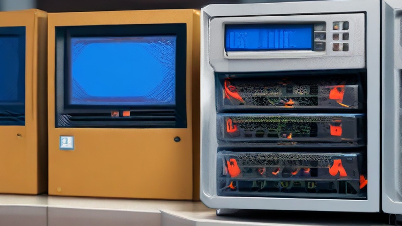 A labelled backup drive tray being withdrawn from a storage array, illustrating migration planning - ECASYS, Southern California